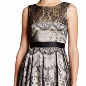 London Dress Company Black/Ivory Lace Dress